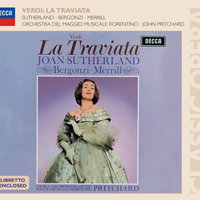 Verdi: La traviata / Act 1 - "Libiamo ne'lieti calici" (Brindisi) - Carlo Bergonzi, Joan Sutherland, Coro Del Maggio Musicale Fiorentino