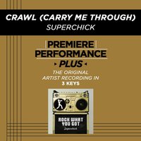 Crawl (Carry Me Through) (Key-Fm-Premiere Performance Plus w/o Background Vocals) - Superchick