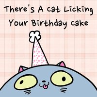 There's a Cat Licking Your Birthday Cake - Parry Gripp