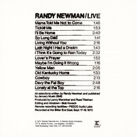 Yellow Man - Randy Newman