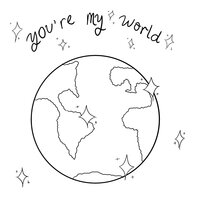 you're my world -