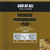 God Of All (Key-G-Premiere Performance Plus) - Twila Paris