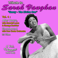 Glad to Be Unhappy - Sarah Vaughan