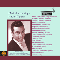 Tosca, Act III: E Lucevan La Stelle - Mario Lanza, Джакомо Пуччини