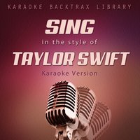 You Belong with Me - Karaoke Backtrax Library