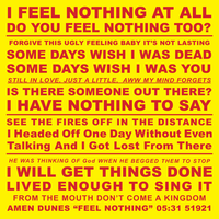 Feel Nothing - Amen Dunes, Sleaford Mods