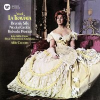 Act I: Libiamo ne'lieti calici (Alfredo/Tutti/Violetta) - Aldo Ceccato, Beverly Sills, Delia Wallis