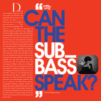 Can the Sub_Bass Speak? - Algiers
